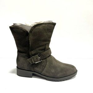 Naturalizer Womens Sutton Boot Taupe Suede Size 6 M